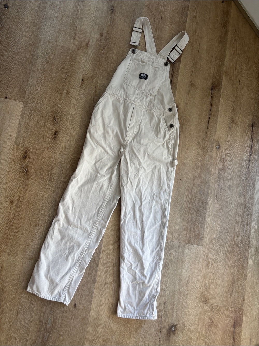 Women’s Vans Cream Carpenter Overalls -